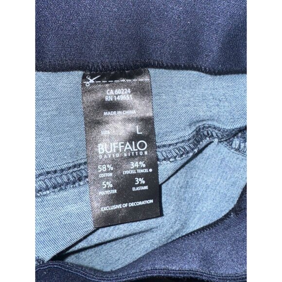 Buffalo David Bitton Womens Denim Leggings Size L - Picture 3 of 7